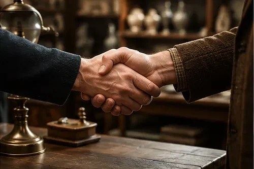Handschlag
