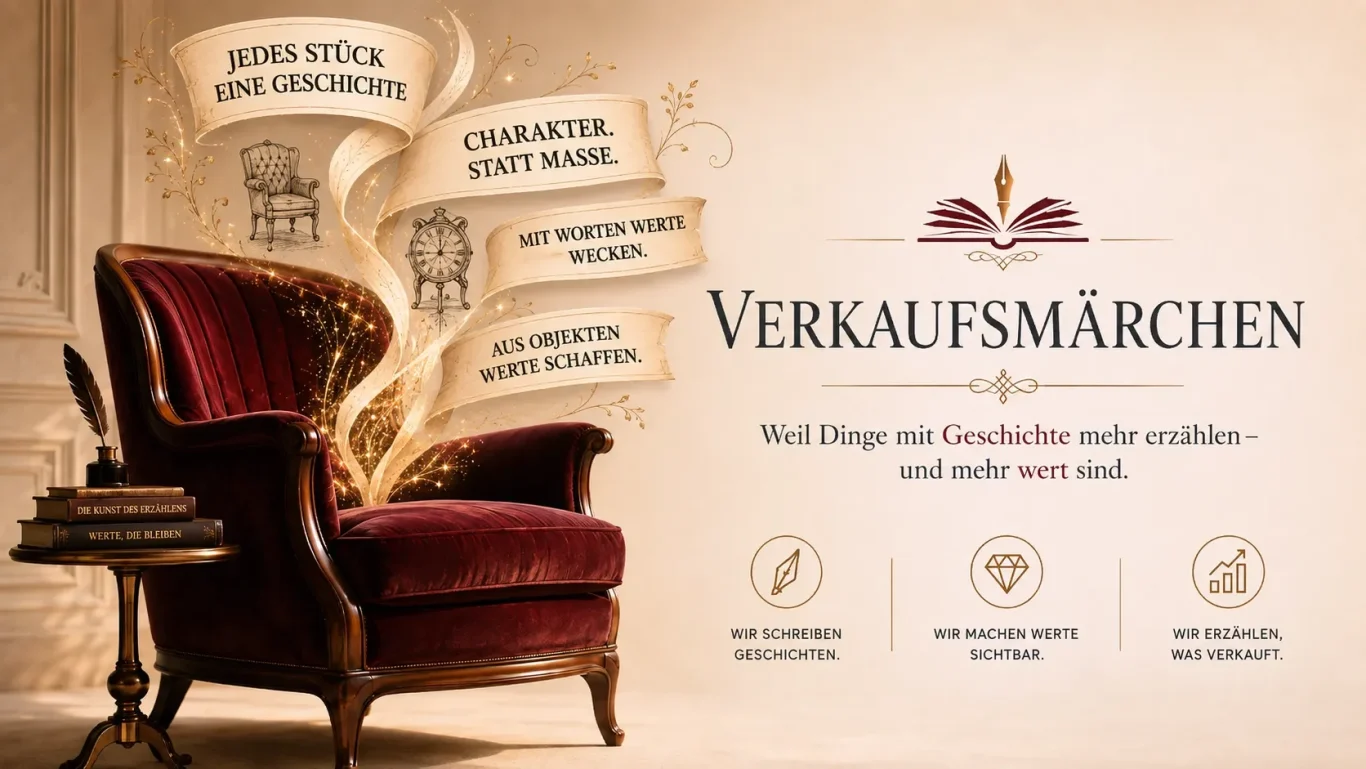 Verkaufsmärchen – individuelle Verkaufstexte mit Geschichte und Wert